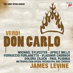 Don Carlo - Opera in 5 atti: Scena, Terzettino dialogato e Romanza: La Regina! (Le dame, Eboli, Elisabetta, Tebaldo, Rodrigo) Song Lyrics