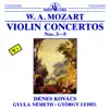 W. A. Mozart: Violin Concertos Nos. 3-5 album lyrics, reviews, download