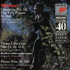 Mozart: Concerto No. 10 for Two Pianos and Orchestra, Concerto for Piano and Orchestra, K. 414, Trio for Piano, Violin and Cello, K. 502 by Jaime Laredo, Marlboro Festival Orchestra & Peter Serkin album reviews, ratings, credits