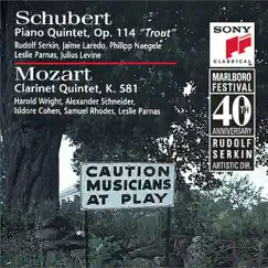 Schubert: Trout Quintet & Mozart: Clarinet Quintet by Marlboro Recording Society album reviews, ratings, credits