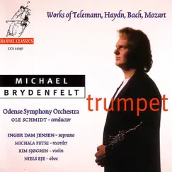 Trumpet (Works of Telemann, Haydn, Bach, Mozart) by Inger Dam Jensen, Michael Brydenfelt, Michala Petri, Odense Symphony Orchestra & Ole Schmidt album reviews, ratings, credits