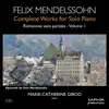 Mendelssohn: Songs Without Words, Vol. 1 album lyrics, reviews, download