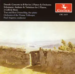 Dussek, J.L.: Concerto for 2 Pianos in B Flat Major - Schumann, R.: Andante and Variations by Paul Angerer, Toni Grunschlag, Vienna Volksoper Orchestra, Rosi Grunschlag, Gunther Weiss, Richard Harand & Walter Tombock album reviews, ratings, credits