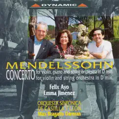Mendelssohn: Violin Concerto In D Minor, Concerto for Violin and Piano by Max Bragado Darman, Felix Ayo, Castilla Y Leon Symphony Orchestra & Emma Jimenez album reviews, ratings, credits