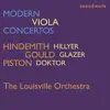 Modern Viola Concertos: Paul Hindemith, Morton Gould, and Walter Piston album lyrics, reviews, download