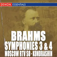 Brahms: Symphony Nos. 3 & 4 by Kirill Kondrashin & Moscow RTV Symphony Orchestra album reviews, ratings, credits