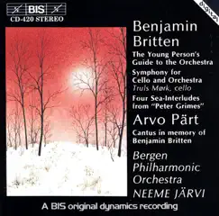 Britten: Orchestral Music by Neeme Järvi, Bergen Philharmonic Orchestra & Truls Mørk album reviews, ratings, credits