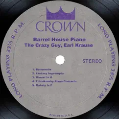 Barrel House Piano by Earl Krause album reviews, ratings, credits