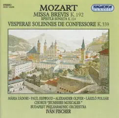 W. A. Mozart: Missa Brevis, Epistle Sonata, Vesperae Solennes de Confessore by Iván Fischer & Various Artists album reviews, ratings, credits