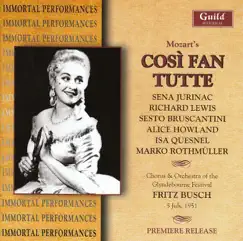 Così Fan Tutte: Recitativo Quintetto - Di Scrivermi Ogni Giorno! (Fiordiligi, Dorabella, Ferrando, Guglielmo, Alfonso) Song Lyrics