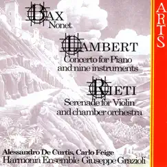 Works by Bax, Lambert & Rieti by Giuseppe Grazioli & Harmonia Ensemble album reviews, ratings, credits