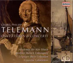 Telemann, G.P.: Overtures - Concertos - Chamber Music by Cappella Coloniensis, Hans-Martin Linde, Béla Bánfalvi, Reinhold Friedrich, Alain De Rudder, Holger Bronner, Budapest Strings, Helmut Winschermann, German Bach Soloists, Wolfgang Basch, Albert Oesterle, Christine Schornsheim, Academy for Ancient Music Berlin, Siegfried Pank, Ab Koster, Jan Schröder, Eckart Haupt, Dresden Baroque Soloists, Christoph Huntgeburth, Berliner Barock-Compagney, Leipzig Bach Collegium, Karl-Heinz Passin, Klaus Peter Gutz, Georg Fischer, Konrad Hunteler & Günther Höller album reviews, ratings, credits