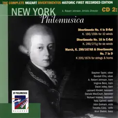 The Complete Mozart Divertimentos Historic First Recorded Edition CD 2 by New York Philomusica album reviews, ratings, credits