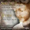 Schubert: String Quartet No. 14 in D Minor, "Death and the Maiden"; Overture in C Minor - Weber: Clarinet Quintet in B-Flat Major, Op. 34 album lyrics, reviews, download
