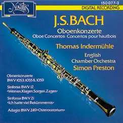 Bach: Oboe Concertos by English Chamber Orchestra, Simon Preston & Thomas Indermühle album reviews, ratings, credits