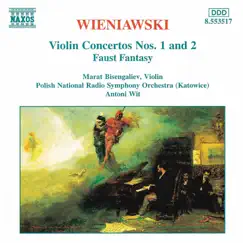 Wieniawski: Violin Concertos Nos. 1 and 2 - Faust Fantasy by Marat Bisengaliev album reviews, ratings, credits