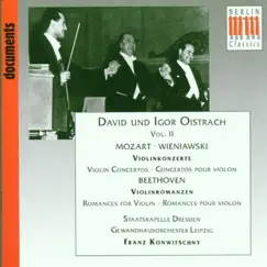 Mozart, Beethoven & Wieniawski:: Violin Concertos by David Oistrakh, Igor Oistrach, Staatskapelle Dresden, Gewandhausorchester & Franz Konwitschny album reviews, ratings, credits