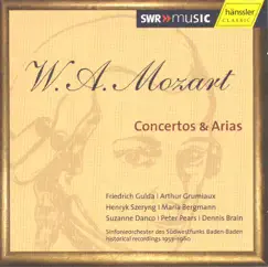 Mozart: Concertos and Arias by Hans Rosbaud, Friedrich Gulda, South West German Radio Symphony Orchestra, Baden-Baden, Ernest Bour, Arthur Grumiaux, Suzanne Danco, Maria Bergmann, Dennis Brain, Paul Sacher, Henryk Szeryng & Sir Peter Pears album reviews, ratings, credits