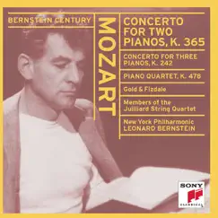 Bernstein Plays and Conducts Mozart by Leonard Bernstein, New York Philharmonic & Juilliard String Quartet album reviews, ratings, credits
