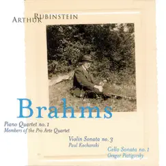 Rubinstein Collection, Vol. 3: Brahms: Piano Quartet No. 1; Violin and Piano Sonata No. 3; Cello and Piano Sonata No. 1 by Arthur Rubinstein album reviews, ratings, credits