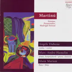 Promenades, Cinq Stanzas Madrigaux Et Autres Sonates Pour Trio by Alain Marion, Angèle Dubeau & Marc-André Hamelin album reviews, ratings, credits