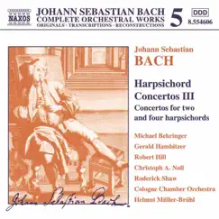 Concerto for 4 Harpsichords in A Minor, BWV 1065 (Arr. of Vivaldi's Concerto for 4 Violins in B Minor, Op. 3 No. 10, RV 580): III. Allegro Song Lyrics