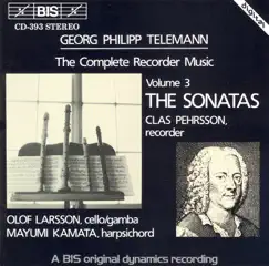 Telemann: Complete Recorder Music, Vol. 3 by Mayumi Kamata, Clas Pehrsson & Olof Larsson album reviews, ratings, credits