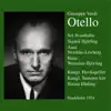 Verdi: Otello (Stockholm 1953/54) album lyrics, reviews, download
