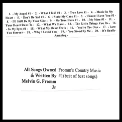 Fromm's Country music #1(Best Of Best Songs) by Fromm's Country Music album reviews, ratings, credits