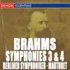 Brahms: Symphony Nos. 3 & 4 album lyrics, reviews, download