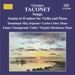 Taconet: Fourteen Songs & Violin Sonata In D Minor by Carlos Cebro, Dominique Mea, Fanny Clamagirand & Virginie Martineau album reviews, ratings, credits