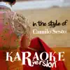 Karaoke (In the Style of Camilo Sesto) album lyrics, reviews, download