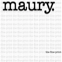 The Fine Print by Maury album reviews, ratings, credits