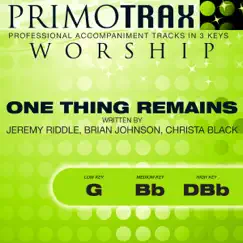 One Thing Remains (Vocal Demonstration Track - Original Version) Song Lyrics