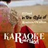 El Final (In the Style of Rostros Ocultos) [Karaoke Version] - Single album lyrics, reviews, download