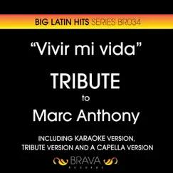 Vivir Mi Vida (In the style of Marc Anthony) [Tribute Version] Song Lyrics