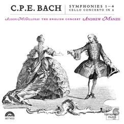 C.P.E.Bach: Symphonies 1-4, Cello Concerto in A by The English Concert & Andrew Manze album reviews, ratings, credits