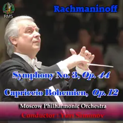 Sergey Rachmaninoff: Symphony No. 3 in A Minor, Op. 44, Capriccio Bohemien, Op. 12 by Moscow Philharmonic Orchestra & Yuri Simonov album reviews, ratings, credits