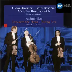 Schnittke Concerto for three etc by Gidon Kremer, Mstislav Rostropovich & Yuri Bashmet album reviews, ratings, credits