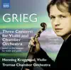 Grieg: 3 Concerti for Violin & Chamber Orchestra Based on the Sonatas for Violin and Piano album lyrics, reviews, download