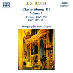 Bach: Clavierubung III, Vol. 1 by Wolfgang Rübsam album reviews, ratings, credits