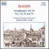 Haydn: Symphonies Nos. 74, 75 And 76 album lyrics, reviews, download