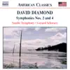 Diamond: Symphonies Nos. 2 And 4 album lyrics, reviews, download