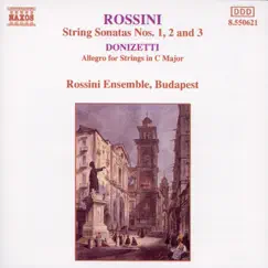 Rossini: String Sonatas Nos. 1, 2 and 3 - Donizetti: Allegro for Srings in C by Budapest Rossini Ensemble album reviews, ratings, credits