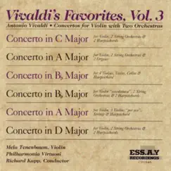 Vivaldi's Favorites, Vol. 3 by Mela Tenenbaum & Philharmonia Virtuosi album reviews, ratings, credits