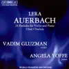 Auerbach: 24 Preludes For Violin And Piano album lyrics, reviews, download