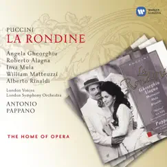 La Rondine, Act III: Senti? Anche il mare respira sommesso (Magda/Ruggero) Song Lyrics
