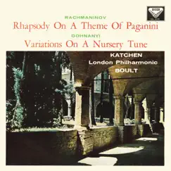 Rachmaninoff: Rhapsody on a theme of Paganini [1959]; Dohnányi: Variations on a Nursery Song [1959] [Adrian Boult – The Decca Legacy III, Vol. 12] by Julius Katchen, London Philharmonic Orchestra & Sir Adrian Boult album reviews, ratings, credits