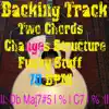 Backing Track Two Chords Changes Structure Db Maj7#5 C7 song lyrics