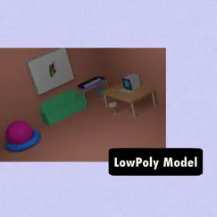 LowPoly Model. Song Lyrics
